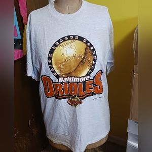 Vintage 1999 Logo Athletic MLB Baltimore Orioles Baseball T-shirt NWT Size XL